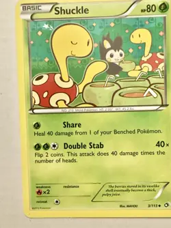 Shuckle 3/113 Uncommon Legendary Treasures Pokemon Near Mint - Image 3