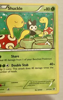 Shuckle 3/113 Uncommon Legendary Treasures Pokemon Near Mint - Image 4