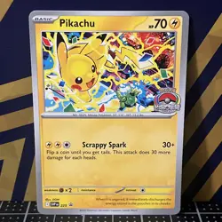 2025 Pokemon TCG || World Championships Promo || Pikachu #225 - Image 1