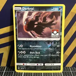 2017 Pokemon TCG || Pokemon League Promo || Darkrai #87 - Image 1