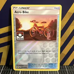 2019 Pokemon TCG || Pokemon League Promo || Acro Bike #123a - Image 1