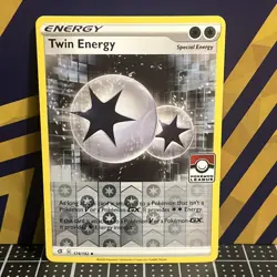 2020 Pokemon TCG || Pokemon League Promo || Twin Energy #174 - Image 1