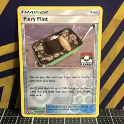 2019 Pokemon TCG || Pokemon League Promo || Fiery Flint #60a - Image 1