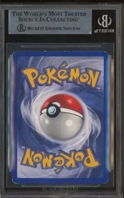 1999 Pokemon 1st Edition Thick Stamp #2 Blastoise Holo R BGS 6.5 EX-MT+ - Image 3