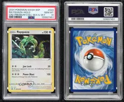 Rayquaza Holo Pokemon Sword & Shield Black Star PSA 10 GEM MT - Image 3