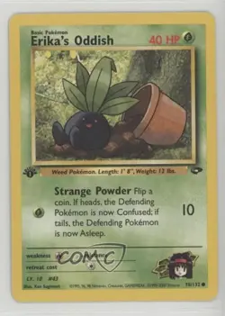 Erika's Oddish 1st Ed. Pokemon Gym Challenge #70 2000 - Image 1