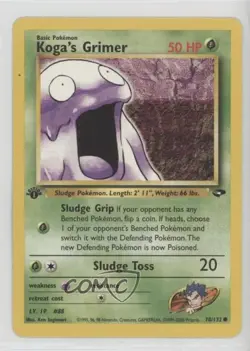 Koga's Grimer 1st Ed. Pokemon Gym Challenge #78 2000 - Image 1