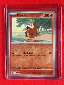 2024 Pokemon TCG Fuecoco 029/191 Common Reverse Holo Surging Sparks - Image 1