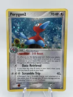Porygon2 12/115 Pokemon EX Unseen Forces Holographic Rare - Image 1