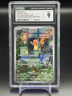 Pokemon TCG Charmander Obsidian Flames Promo #044 CGC 9 - Image 1