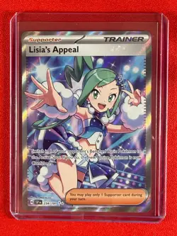 2024 Pokemon TCG Trainer Lisia's Appeal 234/191 Full Art Rare Surging Sparks - Image 1