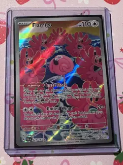 Flamigo 227/193 Sv02: Paldea Evolved Illustration Rare Holo 110HP Pokemon TCG - Image 1