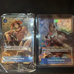 Edward Newgate OP13-042 Alt art Carrying on his will One Piece TCG + P-074 Promo - Image 1