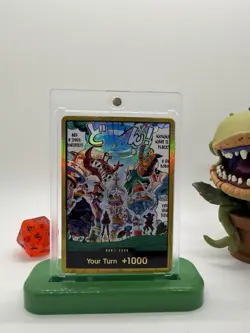 2026 One Piece The Azure Sea's Seven DON!! Card Egghead Gold #OP14 - Image 1