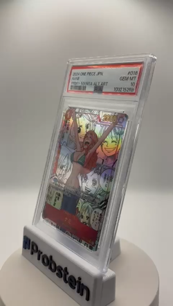 #2 2024 One Piece PRB01 Japanese Manga Alternate Art #016 Nami PSA 10 GEM MINT - Image 2