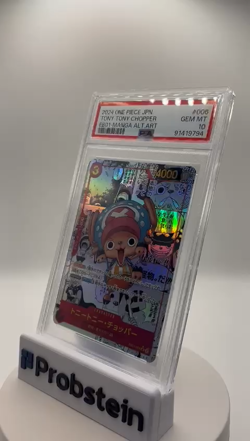 2024 One Piece Japanese EB-01 Manga Alternate Art #006 Tony Tony Chopper PSA 10 - Image 2