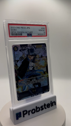 2023 One Piece Japanese OP-04 Manga Alternate Art #083 Sabo PSA 10 GEM MINT - Image 2