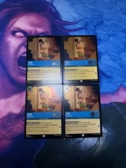 4x Lorcana Tipo - Growing Son - Cold Foil - Shimmering Skies 157/204 NM - Image 1