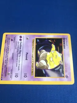 Drowzee 49/102 Pokemon Card Base Set Shadowless Near Mint 1999 TCG Common - Image 3