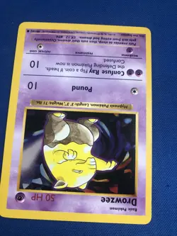 Drowzee 49/102 Pokemon Card Base Set Shadowless Near Mint 1999 TCG Common - Image 4