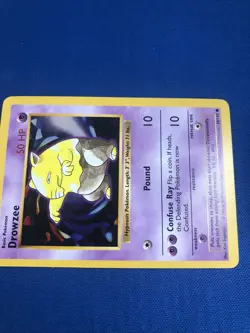 Drowzee 49/102 Pokemon Card Base Set Shadowless Near Mint 1999 TCG Common - Image 5
