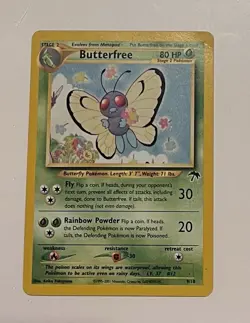 Pokemon TCG Southern Islands Butterfree Card 9/18 - Image 1