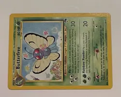 Pokemon TCG Southern Islands Butterfree Card 9/18 - Image 3