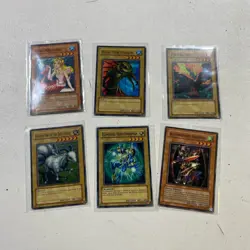 1996 Vintage Yu Gi Oh Card Lot Of 6 Vintage 1st Edition Ungraded Mixed - Image 1