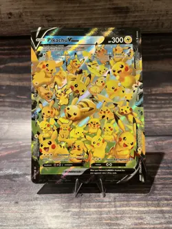 Pokemon TCG Pikachu V-UNION SWSH 141 BlackStar Promo Jumbo Card - Image 1