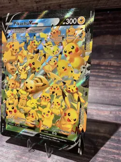 Pokemon TCG Pikachu V-UNION SWSH 141 BlackStar Promo Jumbo Card - Image 3