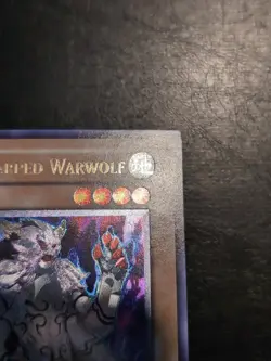 Yu-Gi-Oh! ULTIMATE RARE HOLO CARD GENE-WARPED WARWOLF STON-EN001 NM/VLP - Image 3
