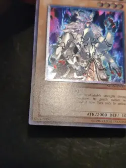 Yu-Gi-Oh! ULTIMATE RARE HOLO CARD GENE-WARPED WARWOLF STON-EN001 NM/VLP - Image 5