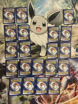 20x Card Eevee Pokemon Cards Lot Collection All Reverse Holo Eevees! TCG - Image 2