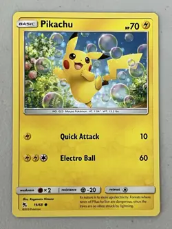 Pikachu Fans Pokemon Card Collection Set of 9 Pikachu English Cards NM - Image 2