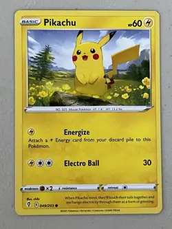 Pikachu Fans Pokemon Card Collection Set of 9 Pikachu English Cards NM - Image 5