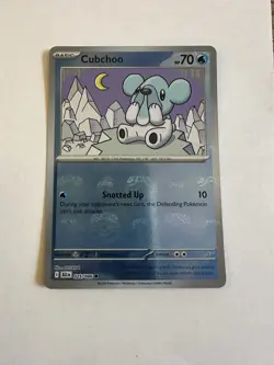 CUBCHOO - Pokemon SV: Black Bolt (Masterball Reverse Holo) Card 025/086 - Image 1