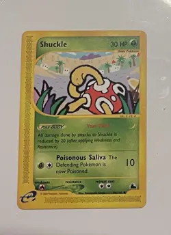 Pokemon TCG Shuckle Skyridge E-Card Series 96/144 2003 LP - Image 1