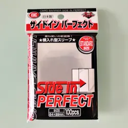 KMC Perfect Fit Card Sleeves Sideloader Pack of 100 Clear Inner Standard Sleeve 4521086001713 - Image 1