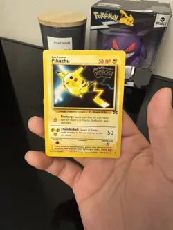Pikachu #4 - LP - The First Movie Black Star Promo Card 1999 - Pokemon TCG - Image 4
