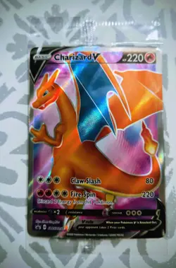 Charizard V SWSH050 SWSH: Sword & Shield Promo Cards Holo Sealed + Level Ball - Image 3