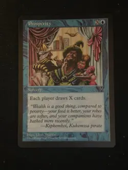 Prosperity [Visions] Magic MTG NM - Image 1