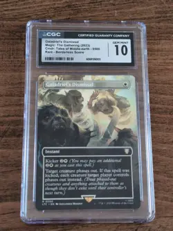 Galadriel's Dismissal Borderless #500 LoTR MTG CGC 10 (Very LOW Pop!) - Image 1