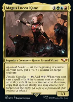 [1x] Magus Lucea Kane - Foil Slight Play, English Warhammer 40,000 Commander MTG - Image 1