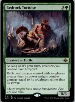 Bedrock Tortoise R The Lost Caverns of Ixalan 176 LP NM-LP - Image 1