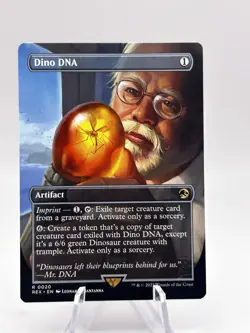 Dino DNA 0020 Borderless Universes Beyond: Jurassic World Collection REX MTG NM - Image 1