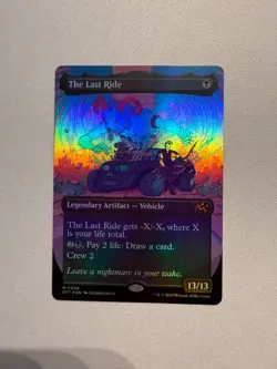 The Last Ride (Borderless Foil) - MTG Aetherdrift (DFT) #308 NM - Image 1