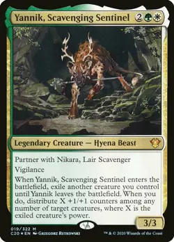 Yannik, Scavenging Sentinel - FOIL - Commander 2020 *NM* MTG - Image 1