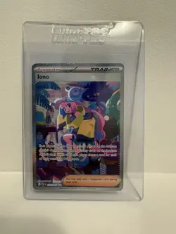 Pokemon Paldean Fates Iono Trainer Card 237/091 Raw Single Card Sir - Image 1