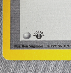 GRAY GREY STAMP (U) Impostor Professor Oak 73/102 1st Edition Pokemon Base Set - Image 2