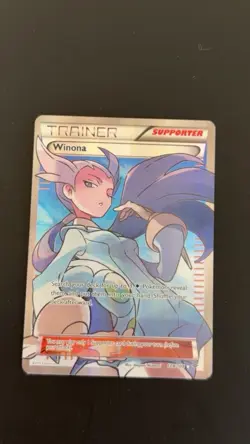Pokemon Winona 108/108 XY Roaring Skies Full Art Ultra Rare Holo Card - Image 1